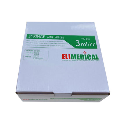 Syringes 3 mL with LL Needle Softpack - 3 mL x 22 g x 1 in - product image 1