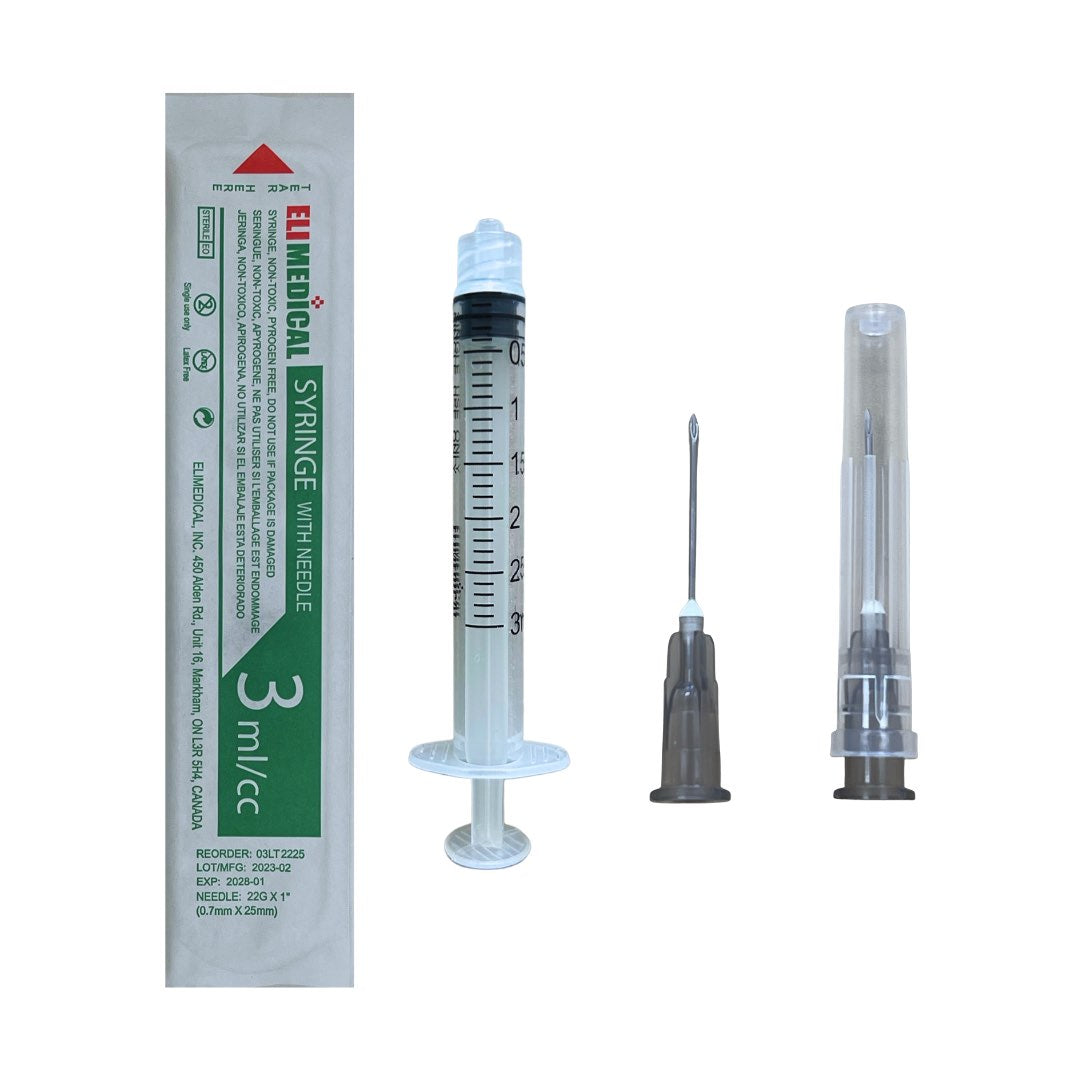Syringes 3 mL with LL Needle Softpack Box of 100 Syringes 22 g x 1 in - additional product view 2