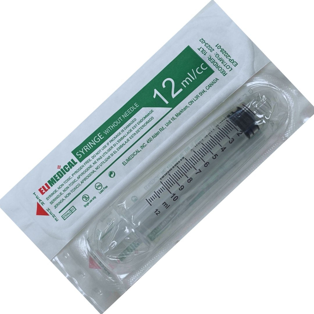 Syringes Graduated Pack of 100, 12 mL Luer Lock - additional product view 2