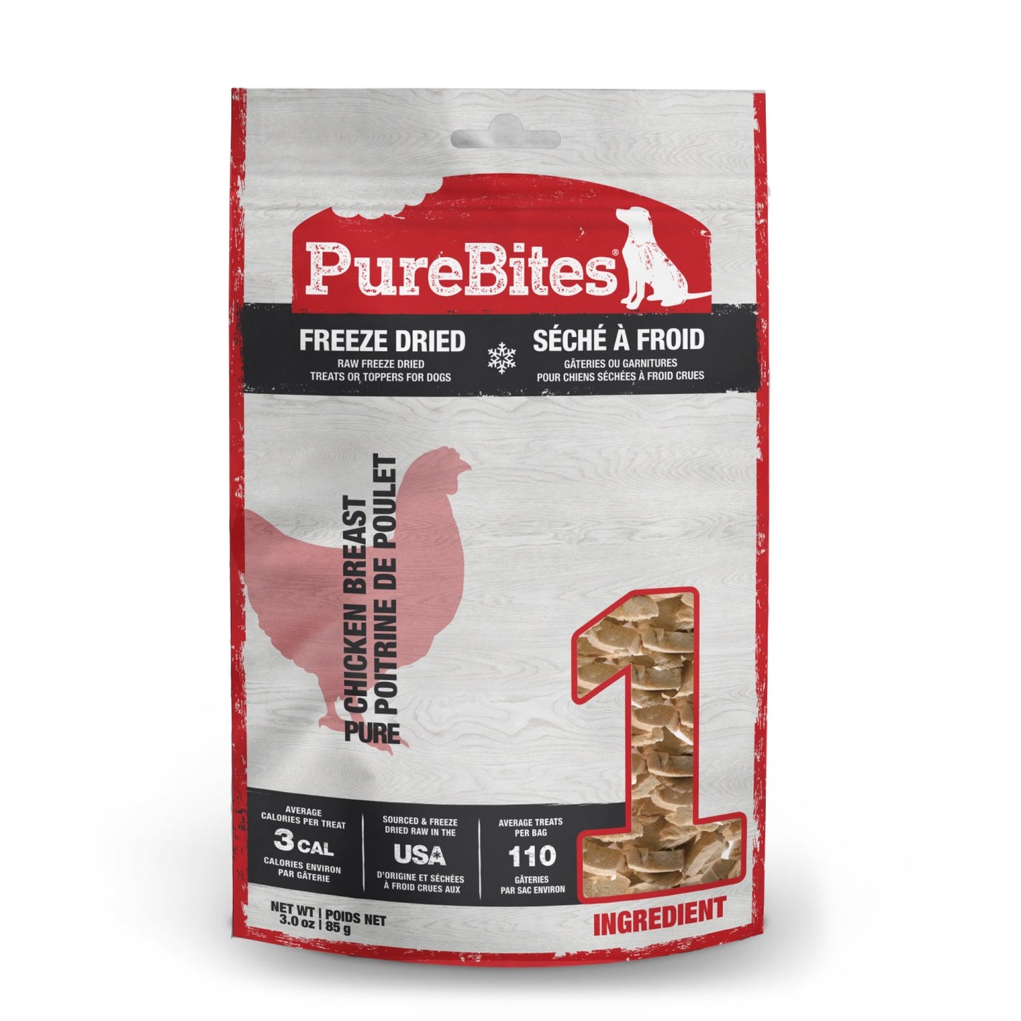 PureBites for Dogs (Chicken) 85 g Bag
