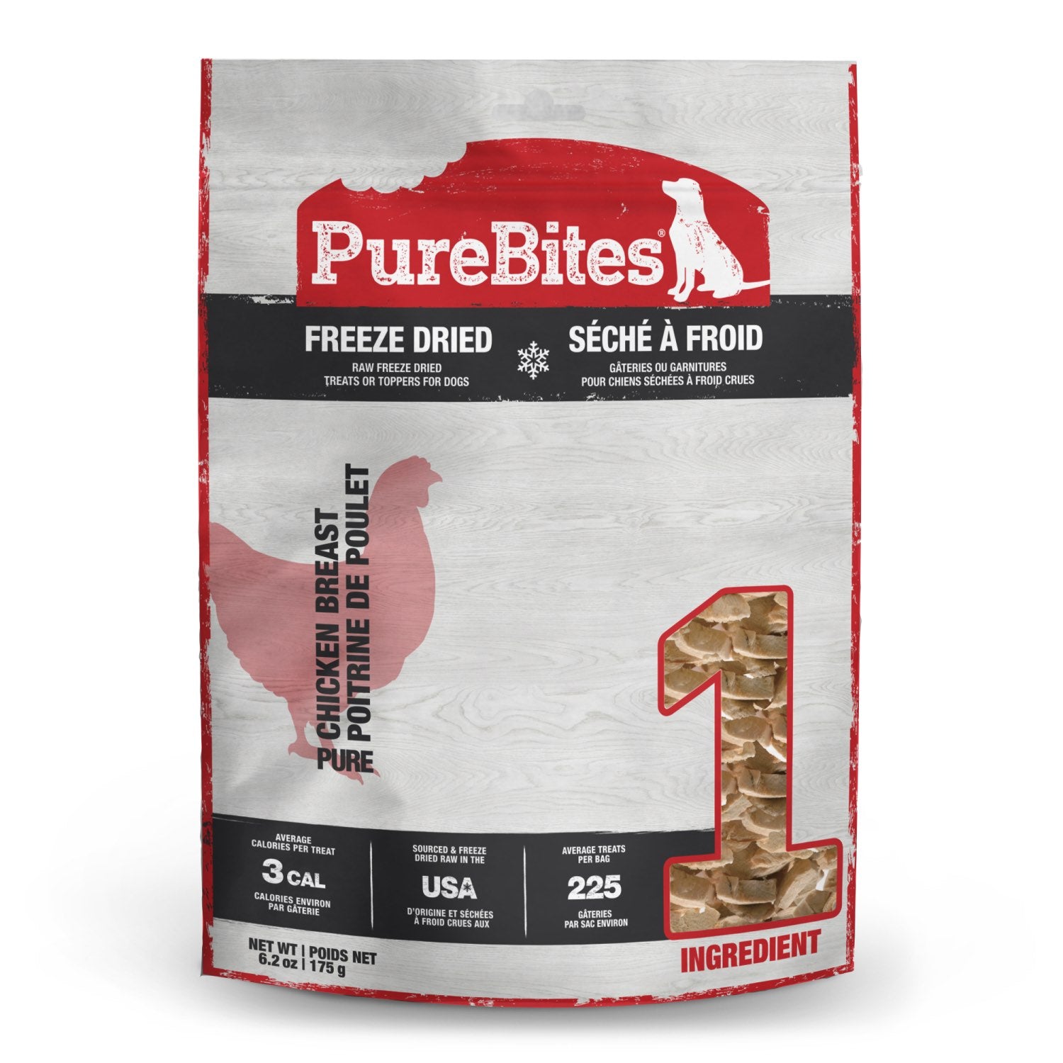 PureBites for Dogs (Chicken) 175 g Bag