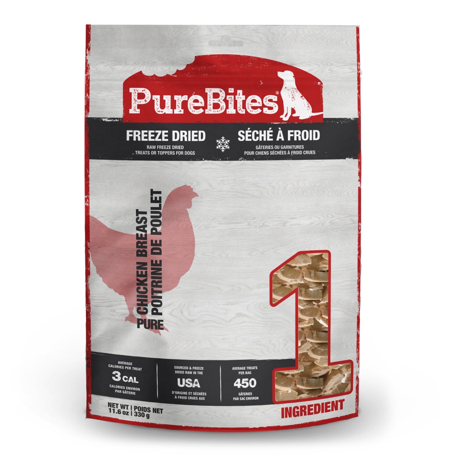 PureBites for Dogs (Chicken) 330 g Bag