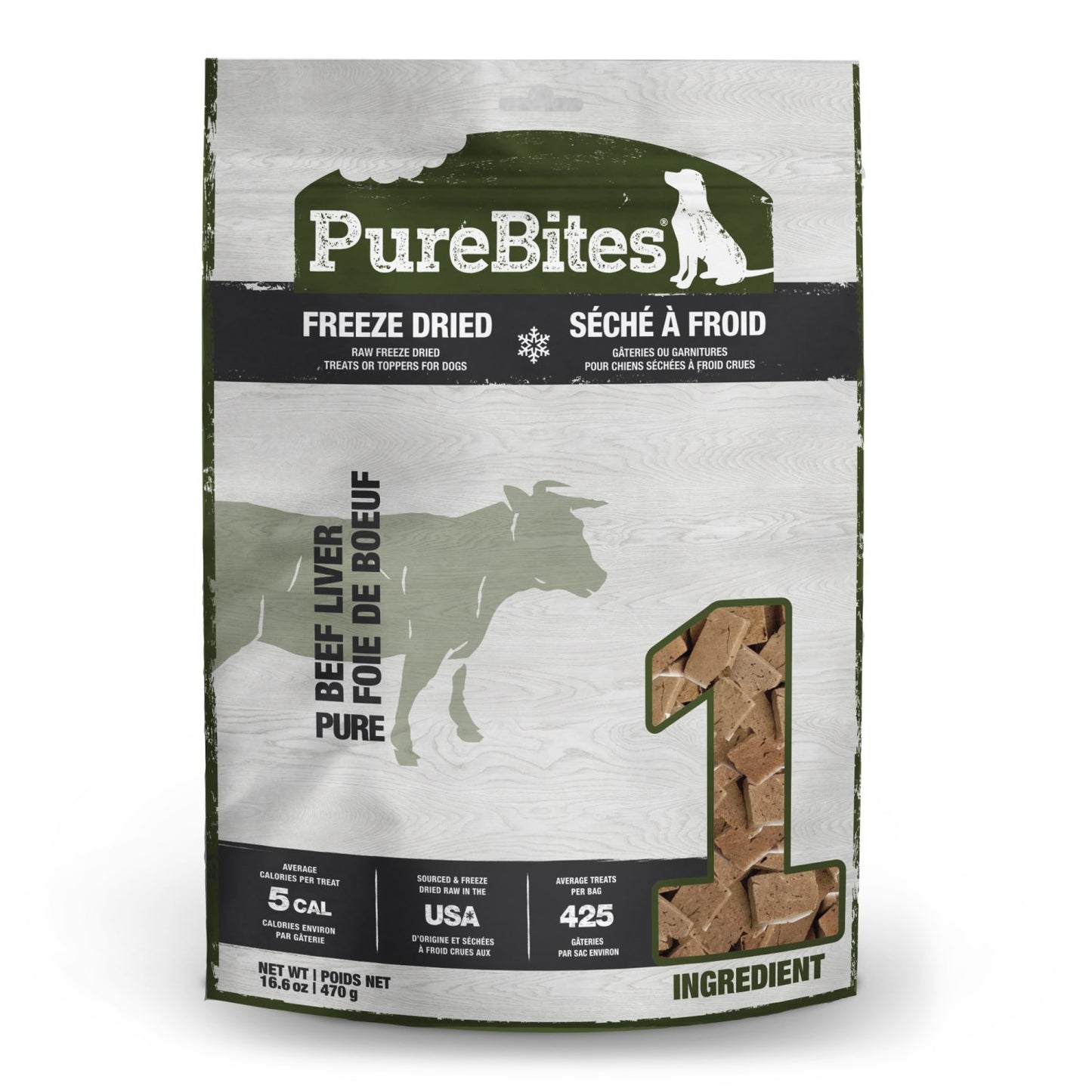 PureBites for Dogs (Beef Liver) 470 g Bag