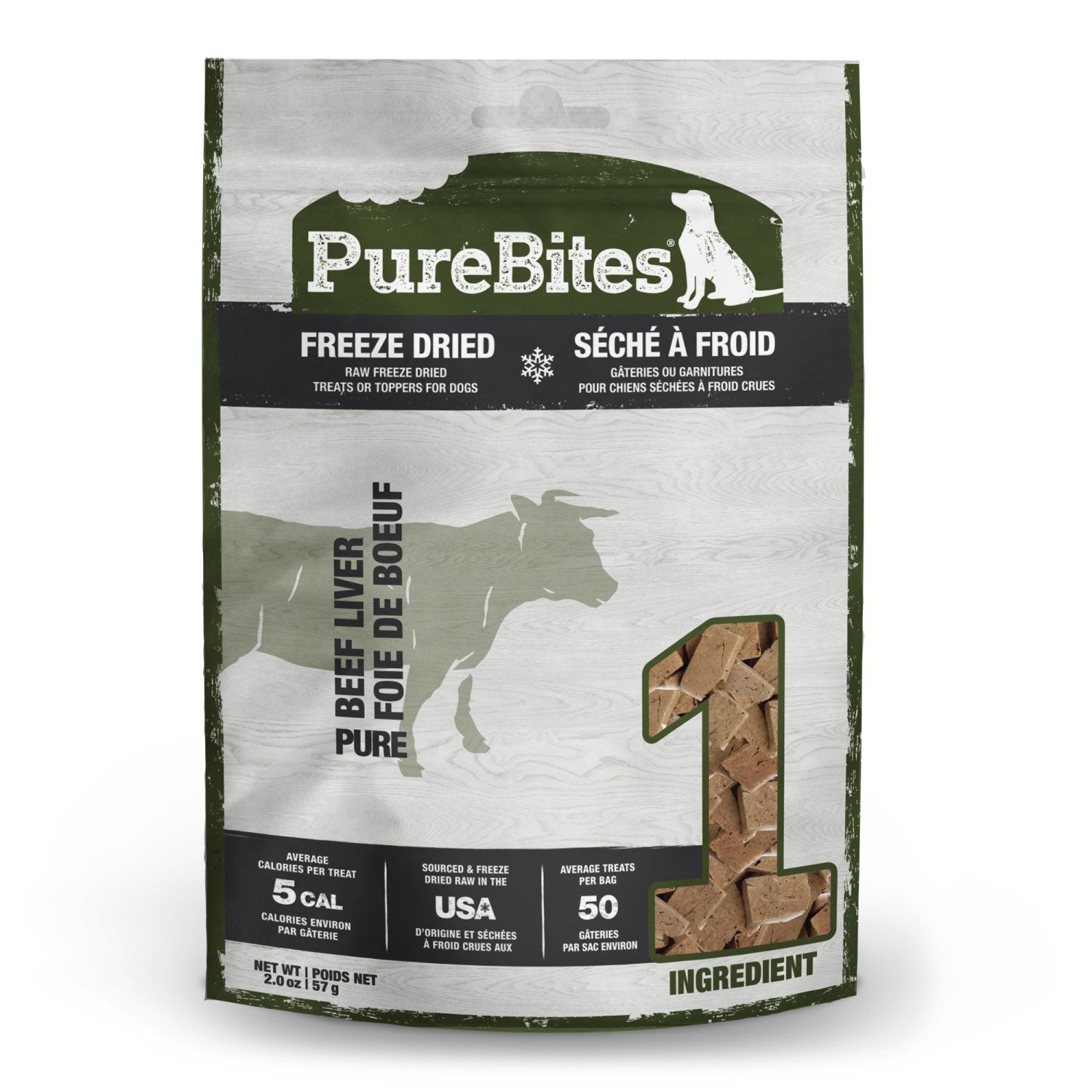 PureBites for Dogs (Beef Liver) 57 g Bag