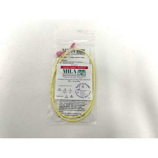 Nasogastric Feeding Tube with Stylet (Weighted) 1 Tube 10 Fr x 90 cm