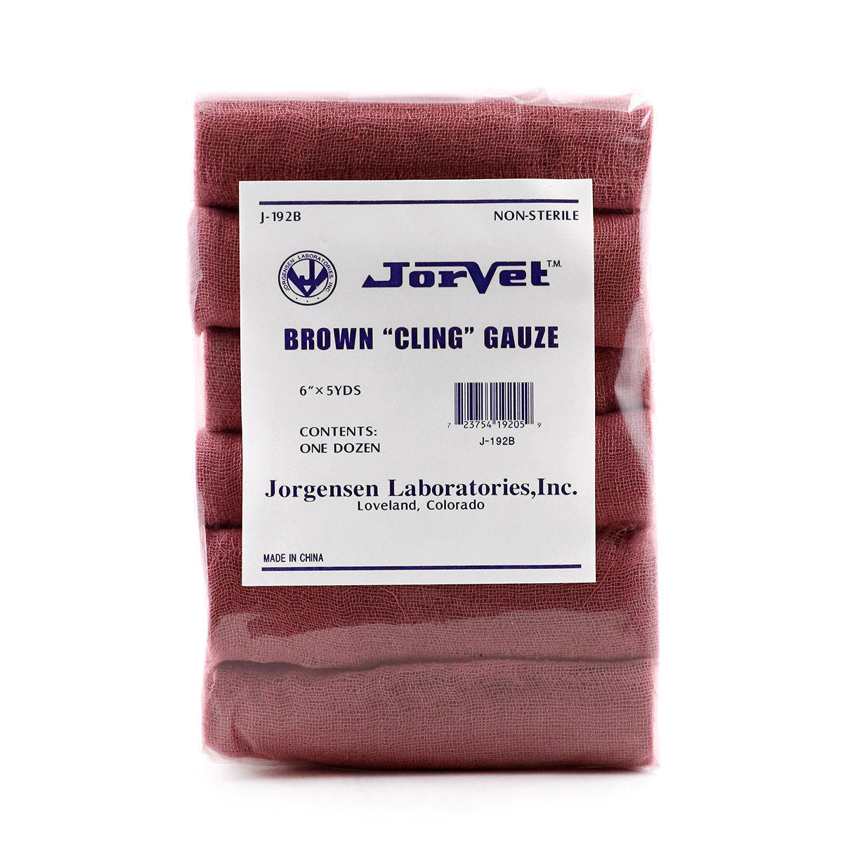 Gauze Roll Brown Pack of 12 Units 5 in x 5 Yd