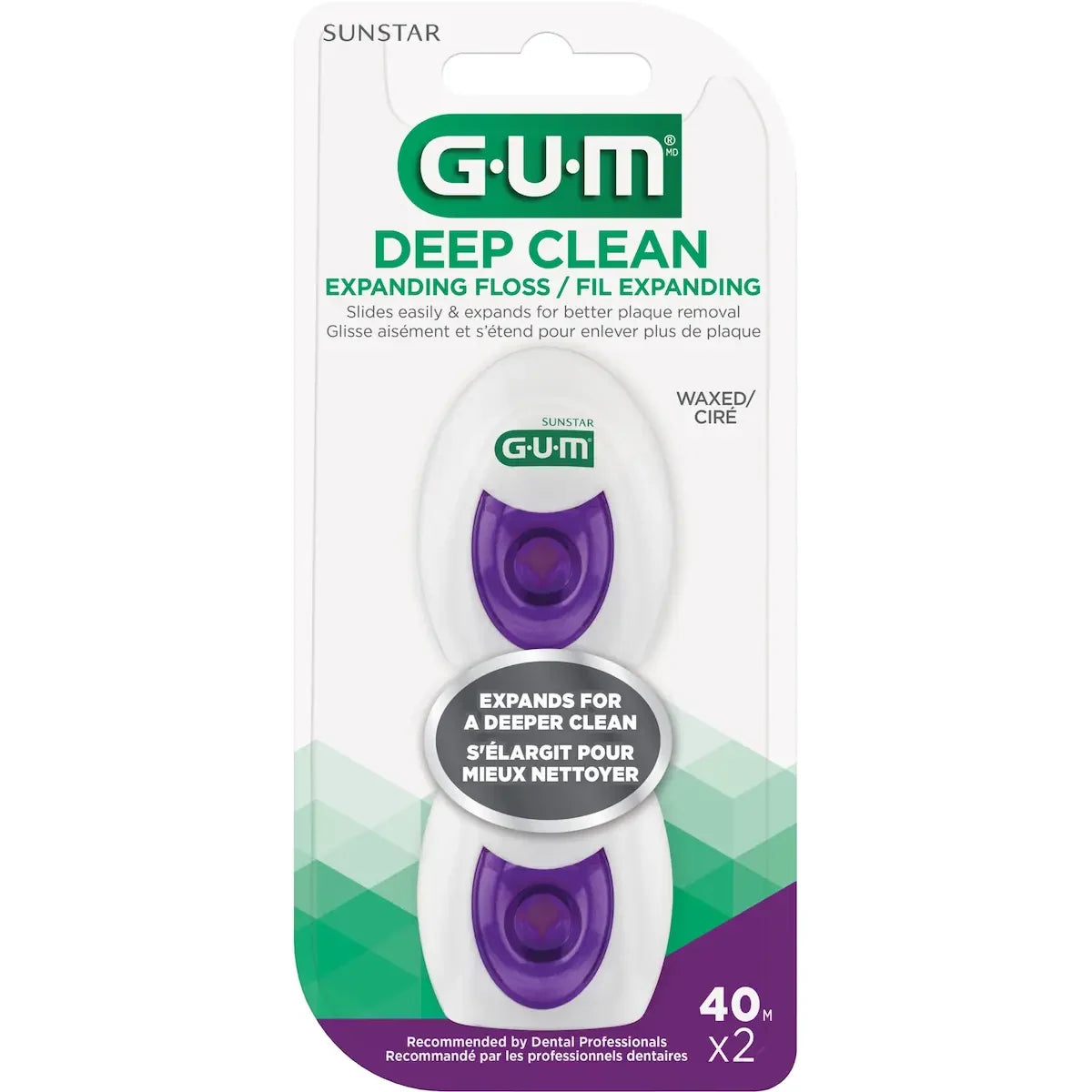 Gum Deep Clean Expanding Floss 2 X 40M product detail