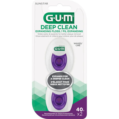 Gum Deep Clean Expanding Floss 2 X 40M product detail
