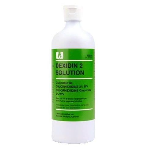 Dexidin Tinted Solution for Farm Animals 450 mL Bottle 2 % W / V