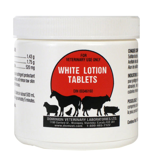 White Lotion for Horses 50 Tablets