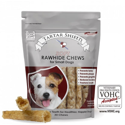 Rawhide Soft Chew for Small Dogs (Bacon) 30 Chew Strips - additional product view 2