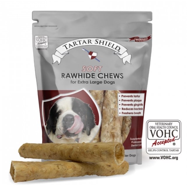 Rawhide Soft Chew for Extra Large Dogs (Bacon) 12 Chew Strips - additional product view 2