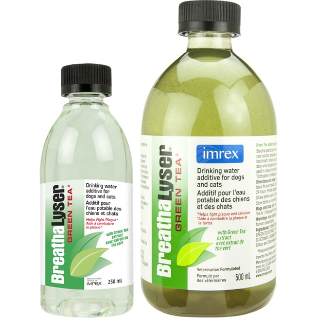 BreathaLyser Green Tea Drinking Water Additive 250 mL Bottle