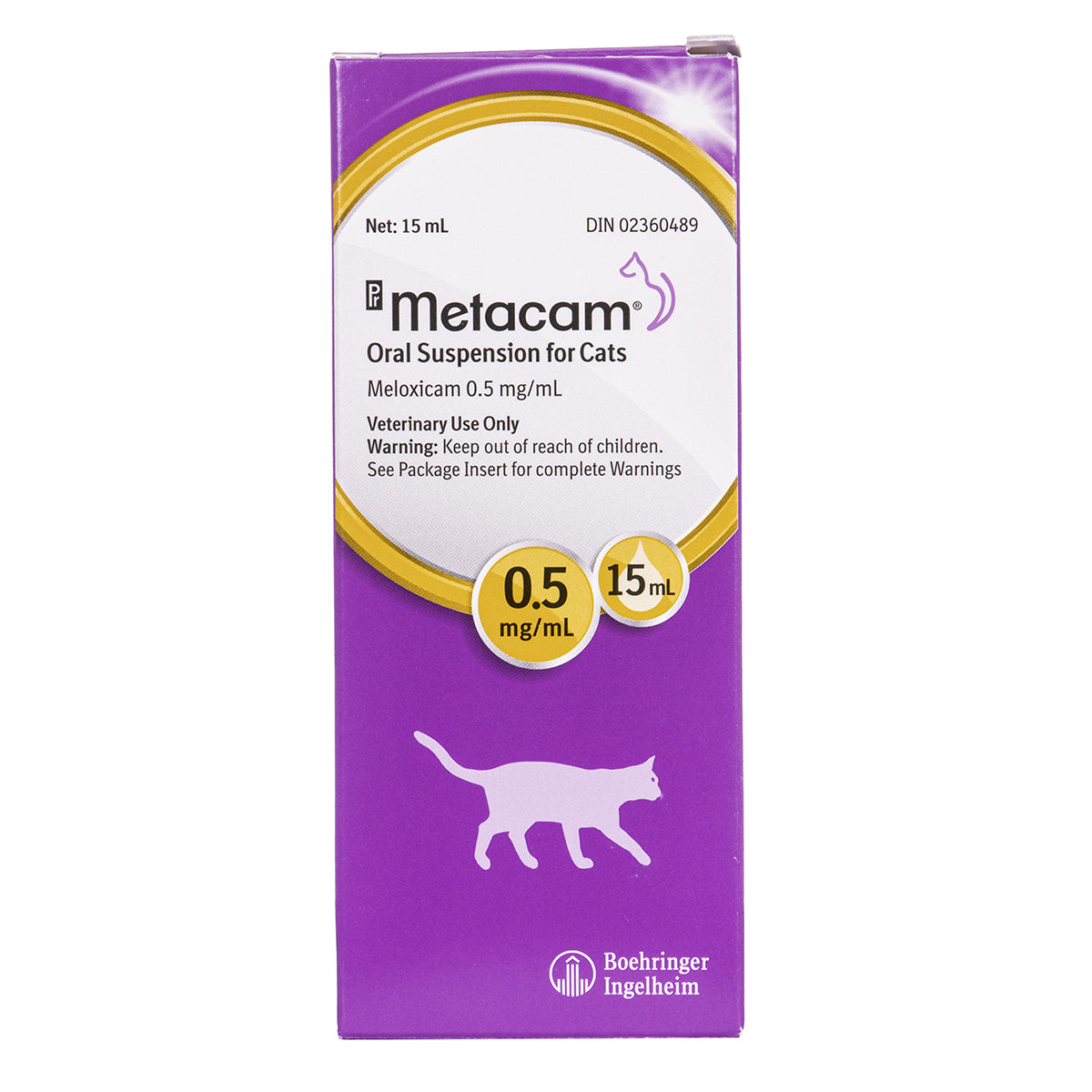 Metacam Cat Oral Suspension for Cats 15 mL 0.5 mg / mL