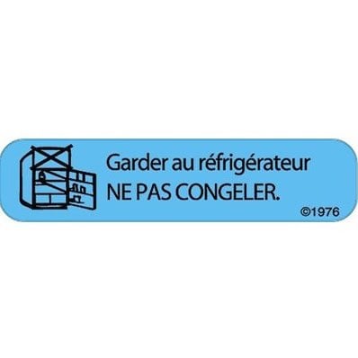 French Labels 2 X Pack of 500, Garder Au réfrigérateur, Ne Pas Congeler, Pack of 2 Rolls