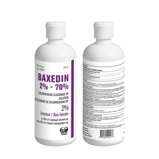 Baxedin 2% Alcohol 70% for Farm Animals 500 mL Bottle