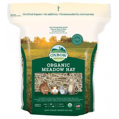 Organic Meadow Hay for Small Pets 0.425 kg Bag