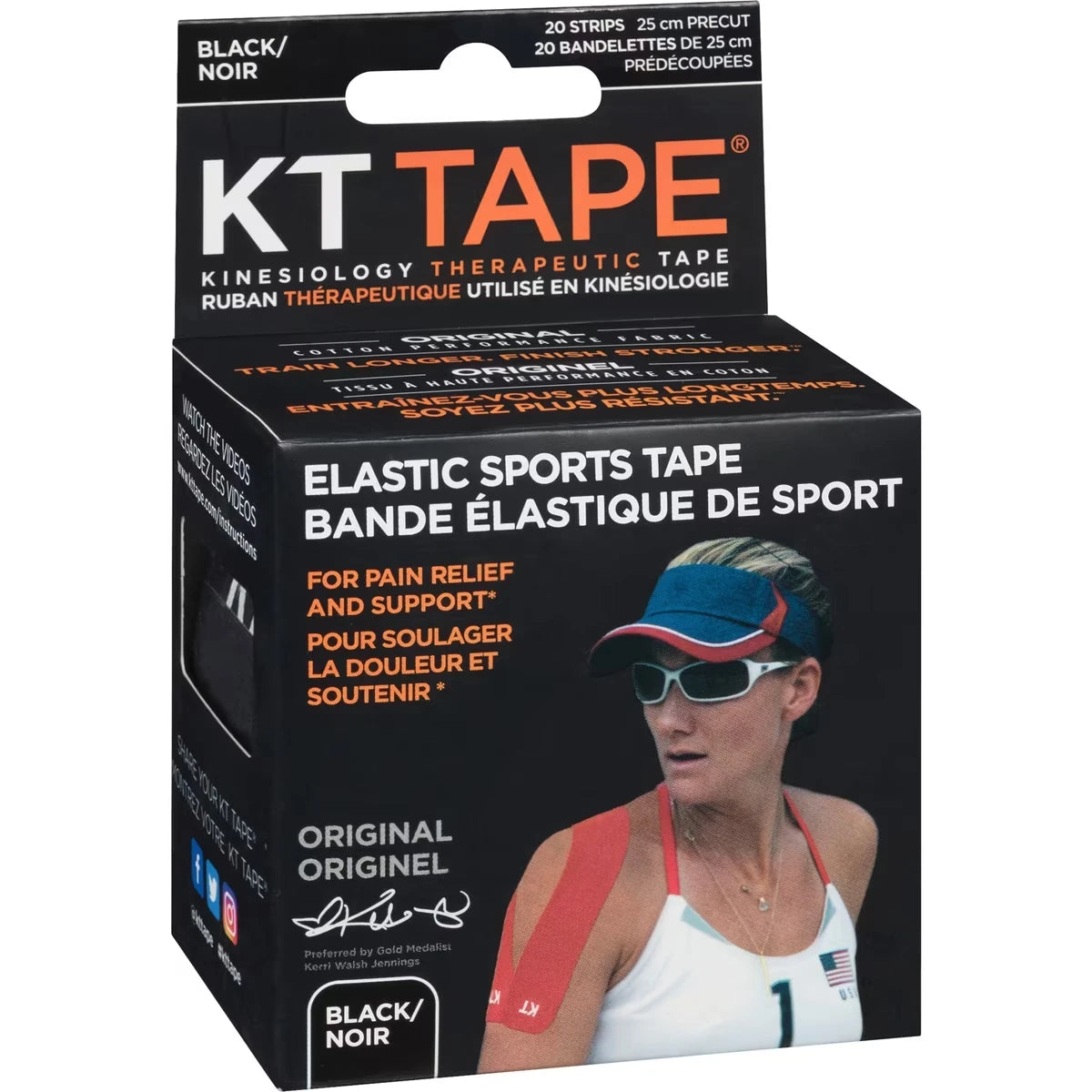 KT Tape Cotton Black product detail
