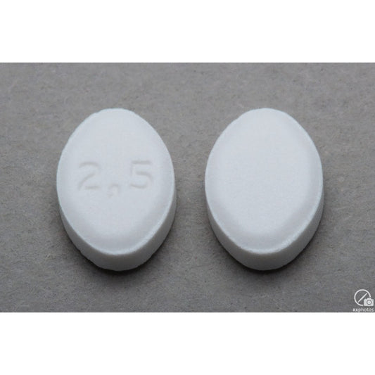 Amlodipine, 2.5 mg, 100 Tablets - view 2