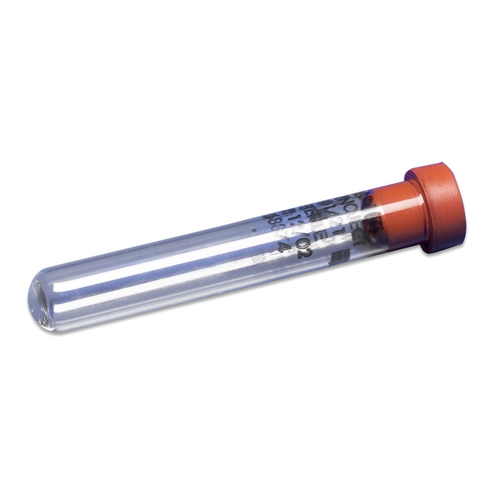 Blood Collection Vacuum Tube Monoject (No Additive) Non - Coated (Red) Pack of 100, 10 mL