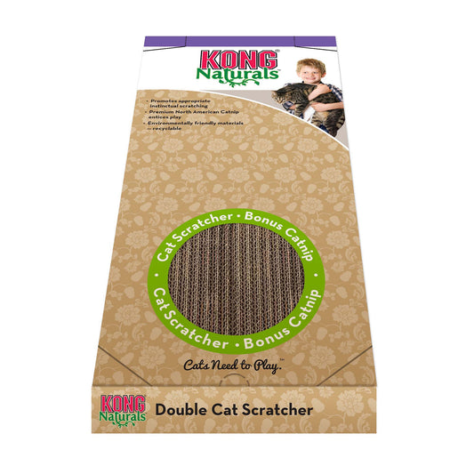 Naturals Cardboard Scratcher for Cats 1 Unit Double