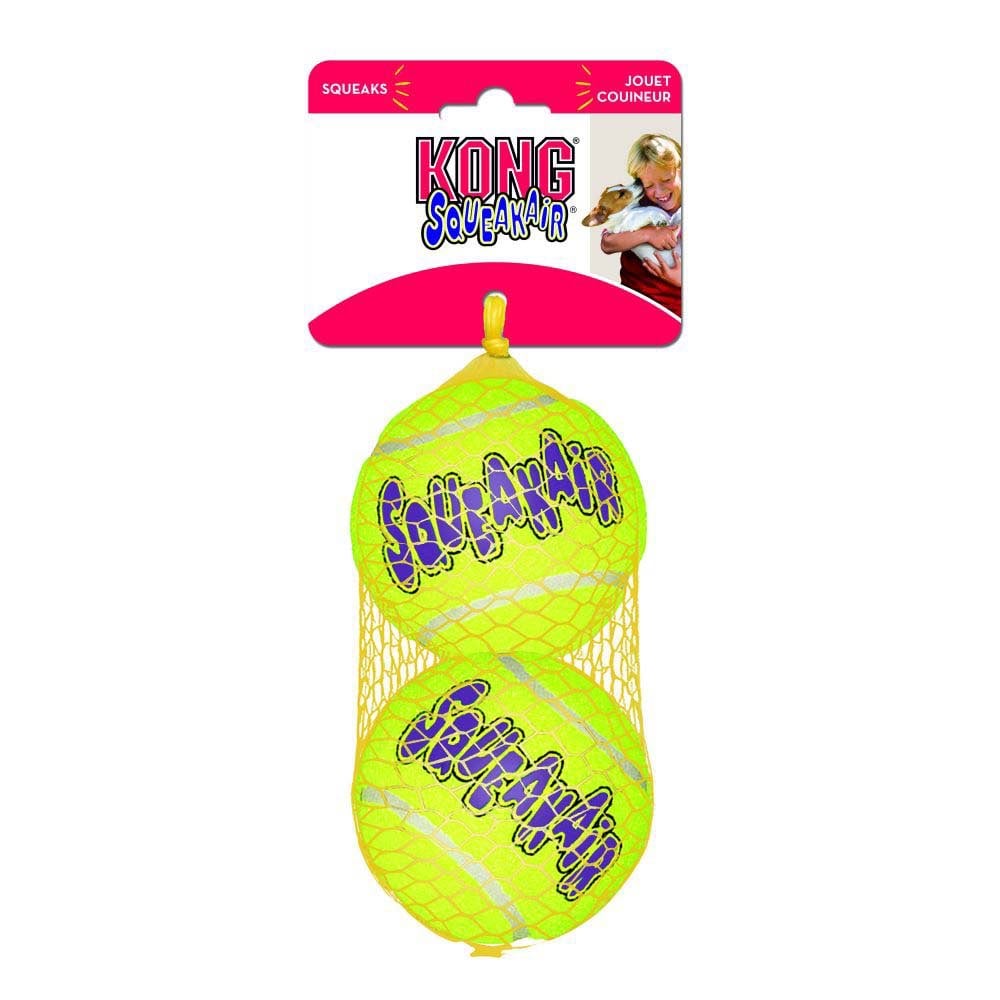 Squeakair Ball for Dogs (Yellow) 1 Ball, Medium - additional product view 2