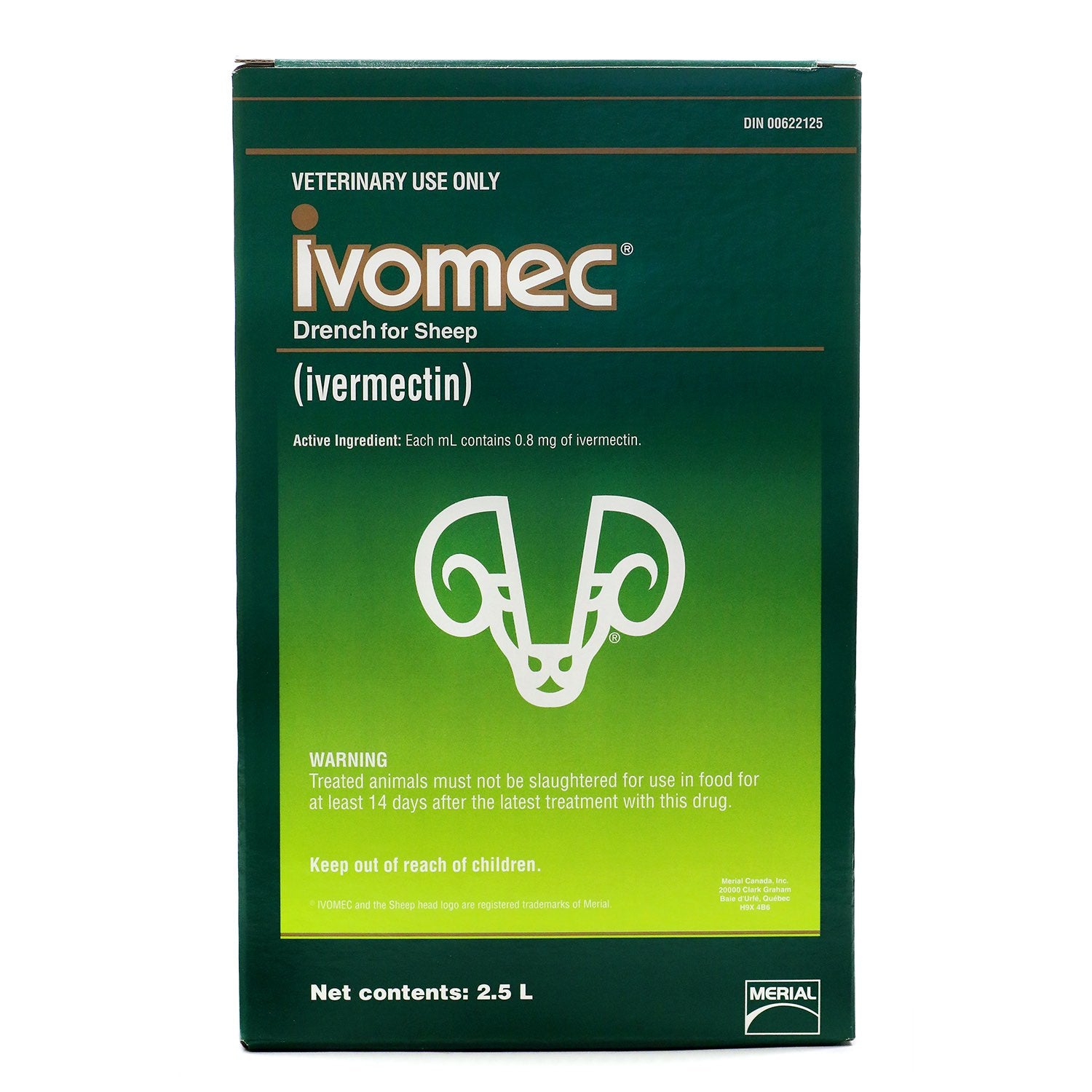 Ivomec Drench for Sheep for Farm Animals 2.5 L 0.08 % W / V