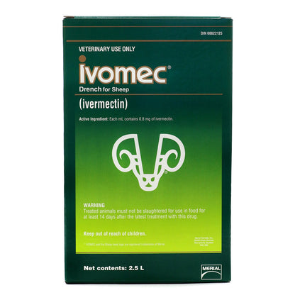 Ivomec Drench for Sheep for Farm Animals 2.5 L 0.08 % W / V