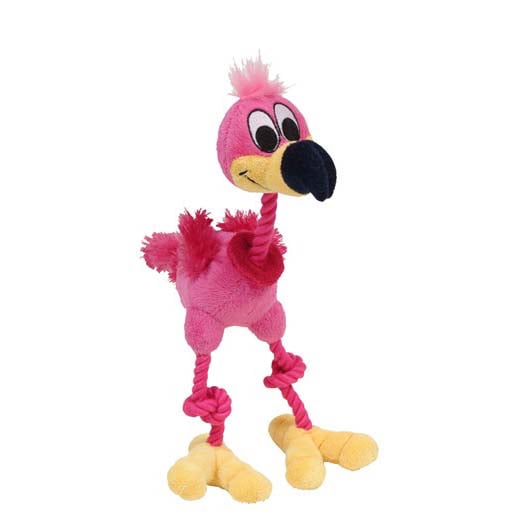 Puppy Luvz Plush for Dogs 1 Unit, Baby Flamingo