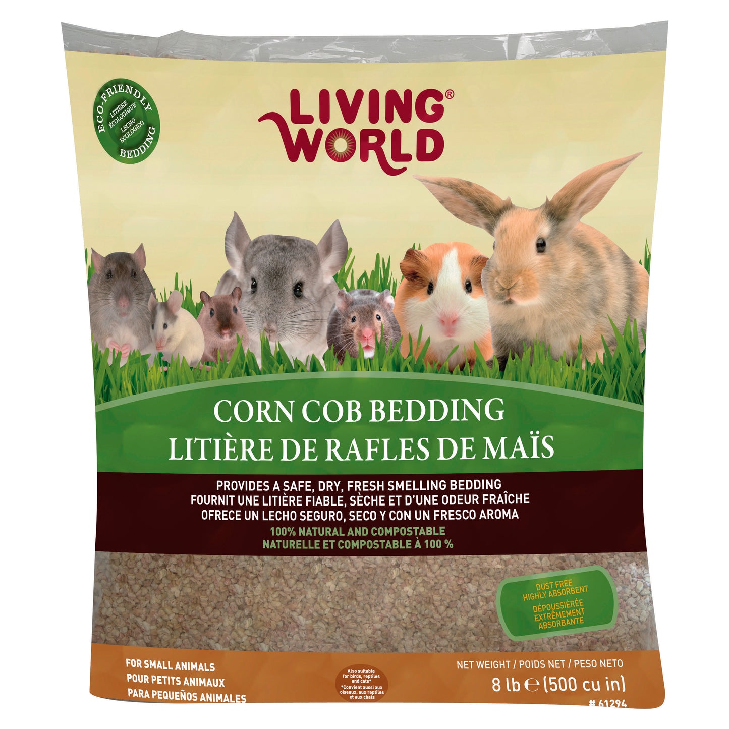 Corn Cob Bedding 8 lb Bag