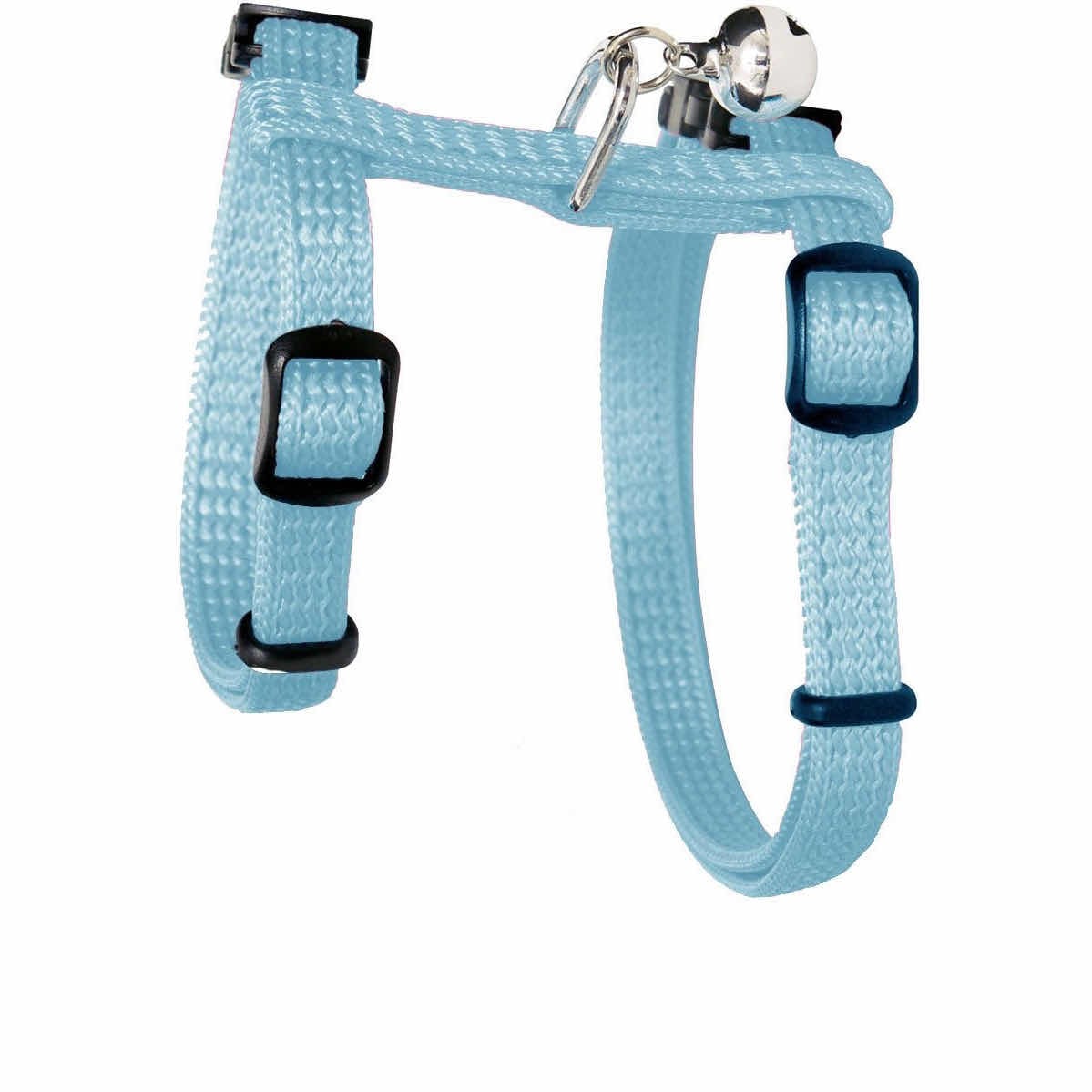 Adjustable Nylon Harness for Cats (Blue) 1 Harness
