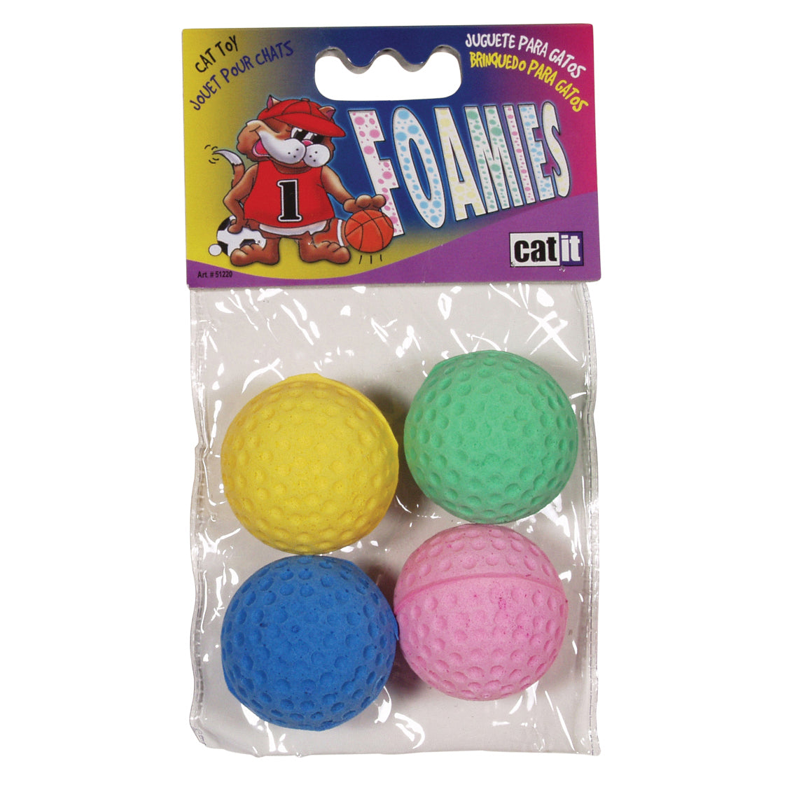 Sponge Ball for Cats 1 Unit