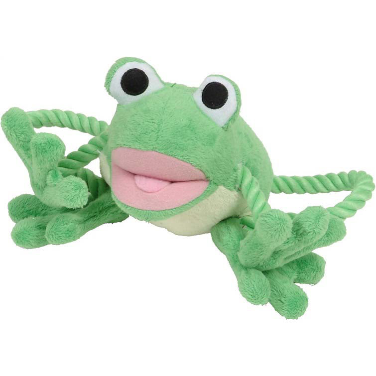 Puppy Luvz Plush for Dogs 1 Unit, Baby Frog