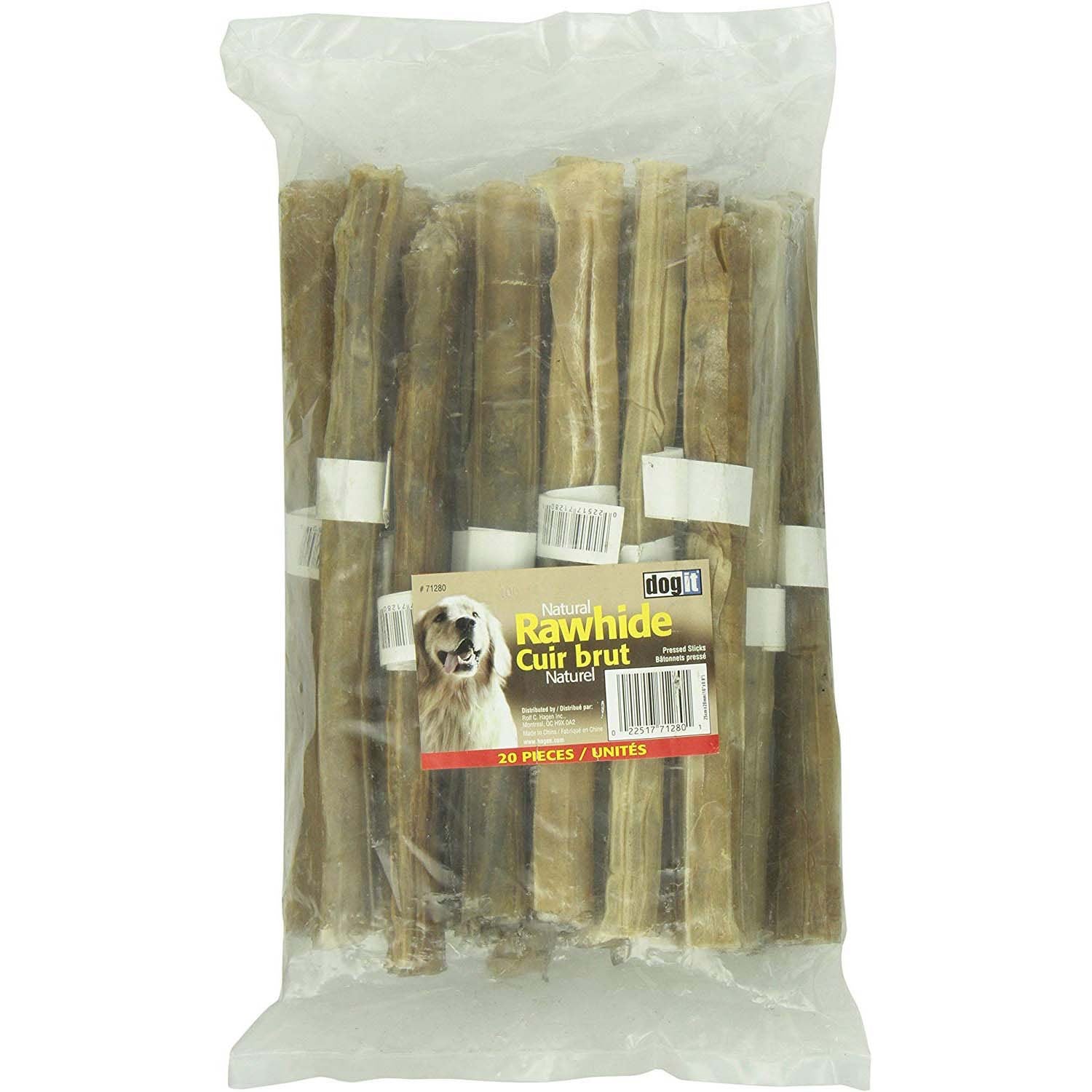 Rawhide Pressed Chew Sticks for Dogs 20 x 10 in - additional product view 2