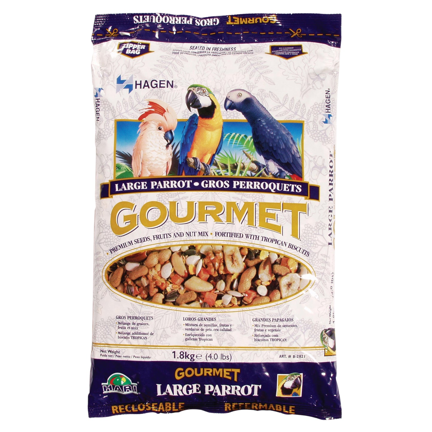 Large Parrot Mix for Birds (Gourmet) 1.8 kg Bag