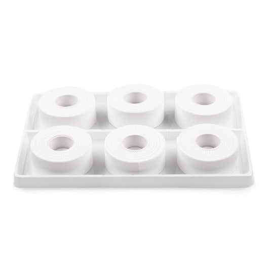 Standard White Porous Surgical Adhesive Tape Box of 12 Rolls 1 in x 10 Yd