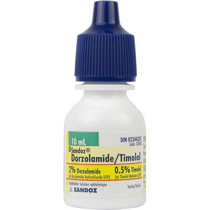 Dorzolamide / Timolol Ohthalmic Solution mL Bottle