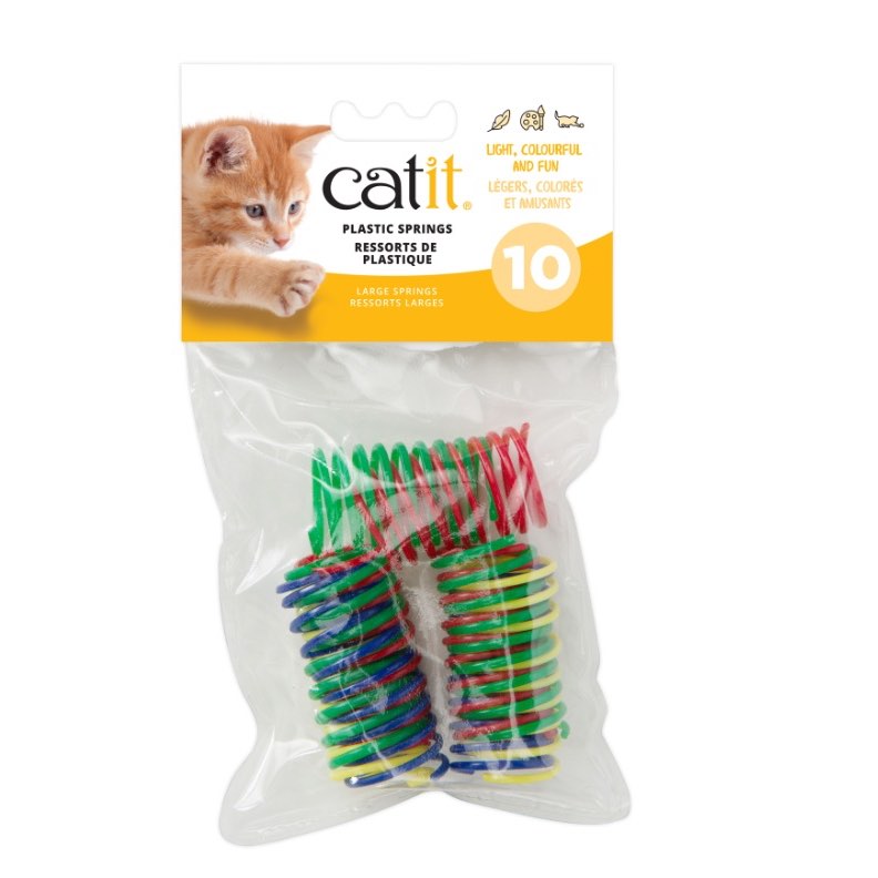 Mega Silly Plastic Springs for Cats Pack of 10
