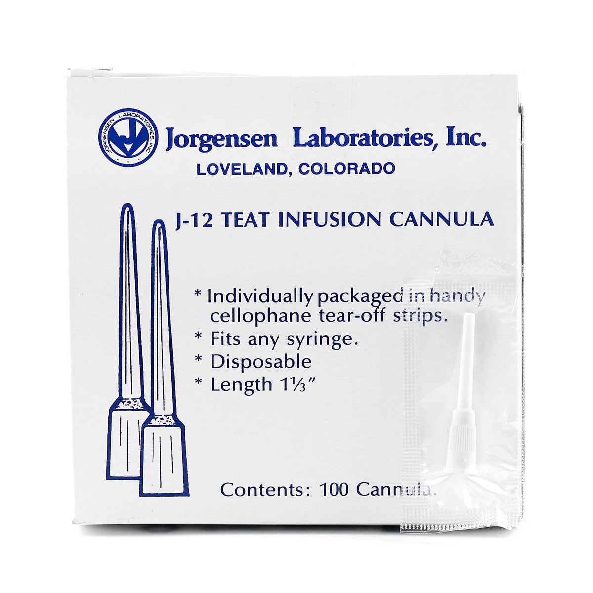 Teat Infusion Cannula for Farm Animals Pack of 100