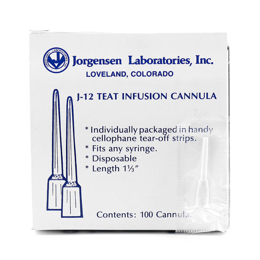 Teat Infusion Cannula for Farm Animals Pack of 100