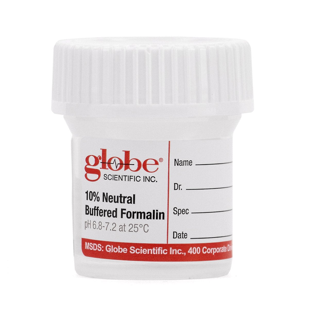 Formalin - Filled Jar Pack of 10, 15 mL