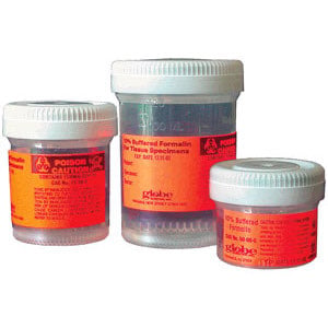 Formalin - Filled Jar Pack of 10, 30 mL