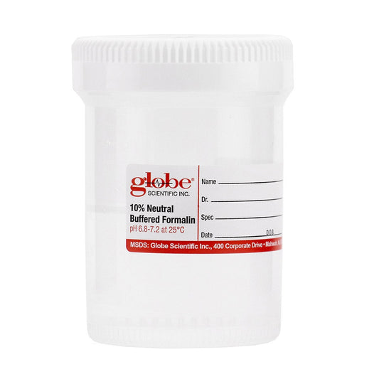 Formalin - Filled Jar Pack of 10, 120 mL