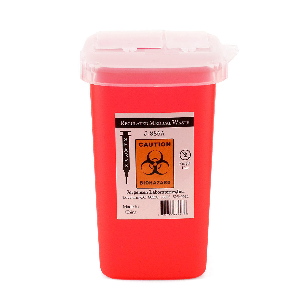 Sharps Container (Red) 0.5 L 1 Container