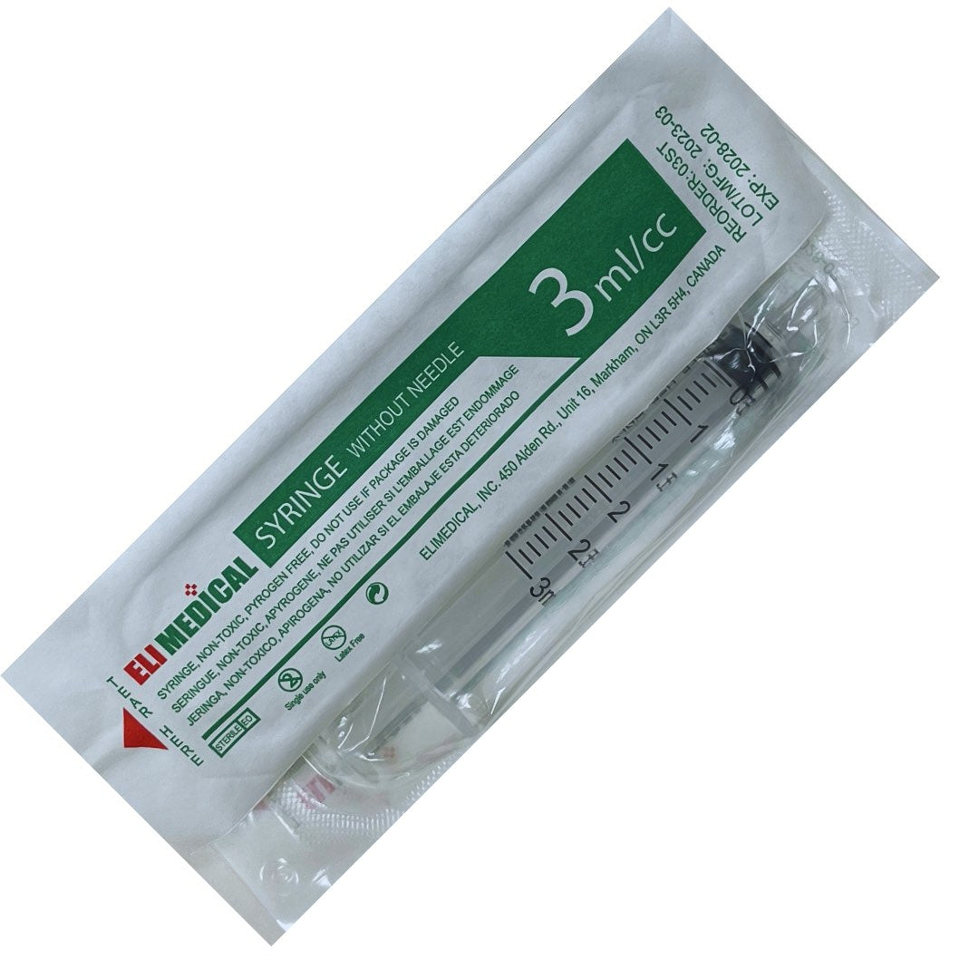 Syringes Graduated Pack of 100, 3 mL Luer Slip - additional product view 2