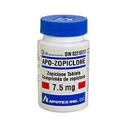 Apo - Zopiclone Tablet Bottle of 100 Tablets