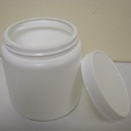 Ointment Jars Plastic Capped Pack of 12, 500 mL