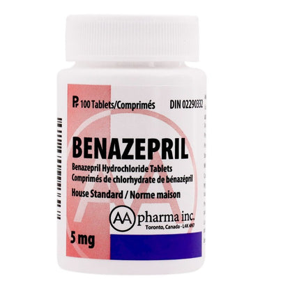Benazepril Tablet Bottle of 100 Tablets