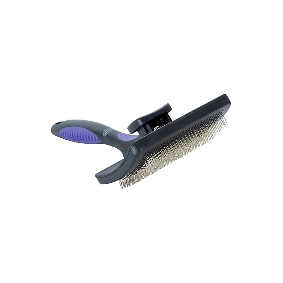 Self - Cleaning Slicker Brush Soft Pins for Cats (Purple) 1 Brush