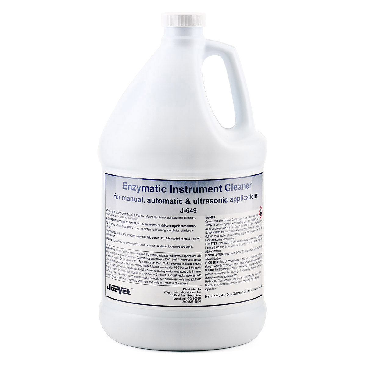 Ultrasonic Enzymatic Instrument Cleaner 3.78 L Bottle